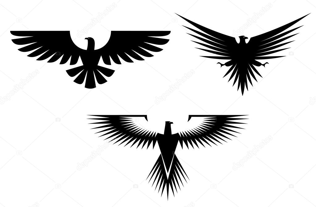 1024x671 Eagle Tattoos Stock Vector A Seamarti On Eagle Landing Drawing - Eagle Landing Drawing