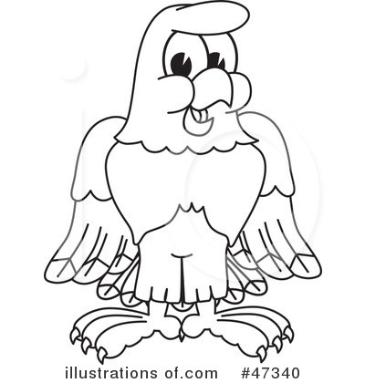 400x420 eagle mascot clipart - Eagle Mascot Drawing