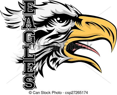 450x365 eagles mascot an illustration of a cartoon eagle sports team - Eagle Mascot Drawing
