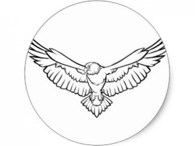 640x480 Drawn Eagle Eagle Soaring - Eagle Soaring Drawing