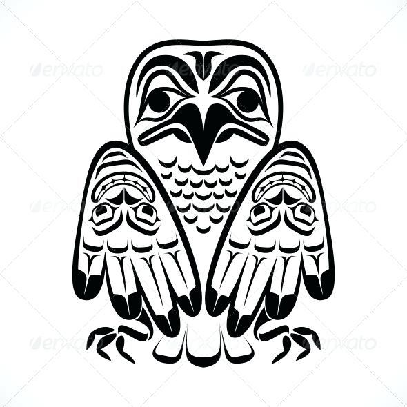 590x590 Eagle Totem Pole Template The Arboretum Foundation - Eagle Totem Pole Drawing