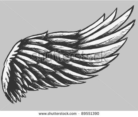 450x380 Eagle Wings Drawing - Eagle Wings Drawing
