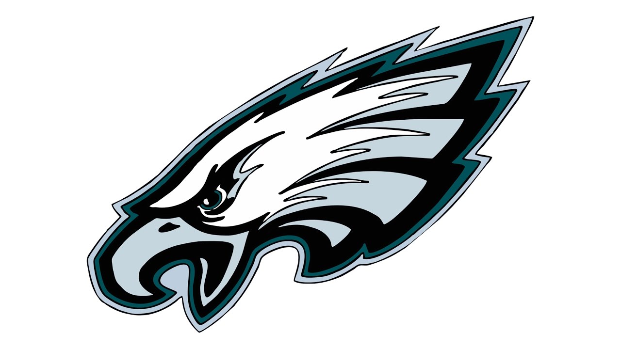 1280x720 how to draw the philadelphia eagles logo - Eagles Logo Drawing