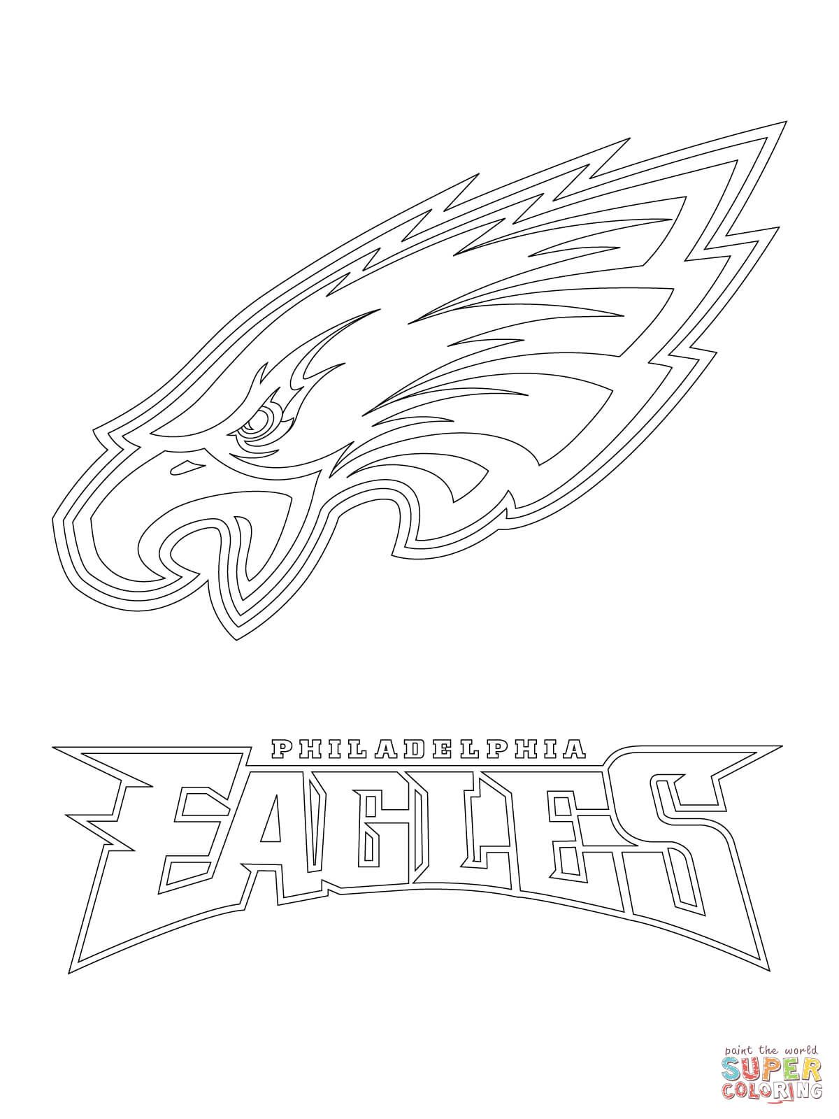 1200x1600 philadelphia eagles logo super coloring philadelphia eagles - Eagles Logo Drawing