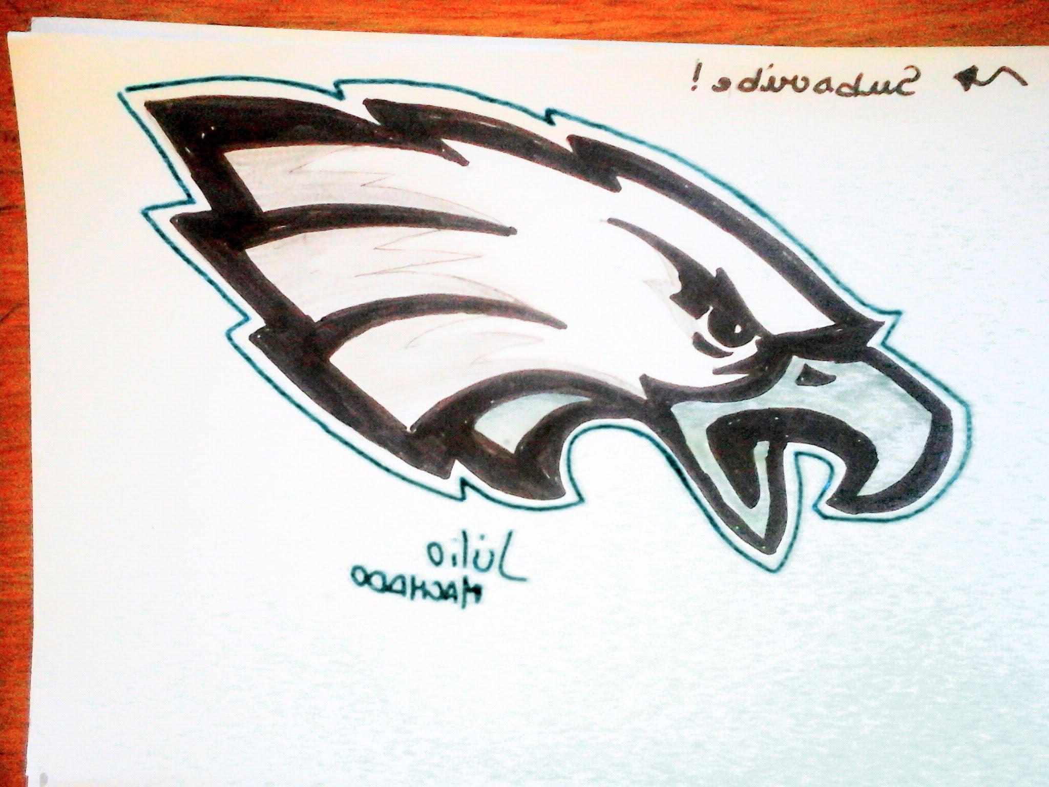 2048x1536 hd eagles logo drawing images - Eagles Logo Drawing