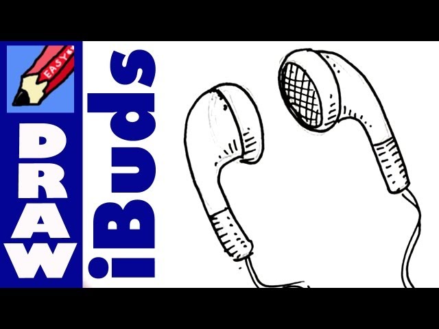 640x480 How To Draw Iphone Earbuds Real Easy - Earbuds Drawing