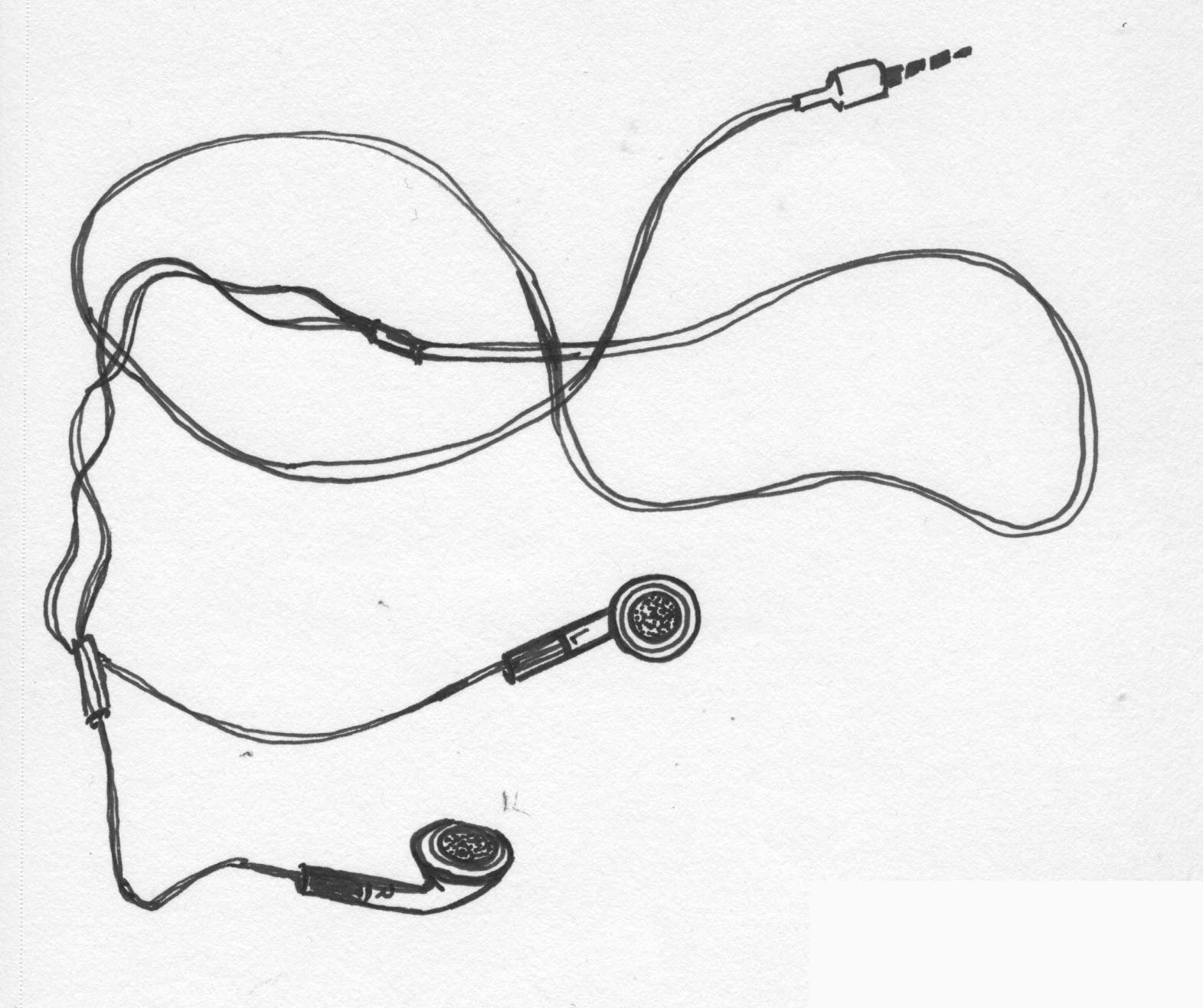 1571x1316 Earbuds Drawing Draw For Free Download - Earbuds Drawing
