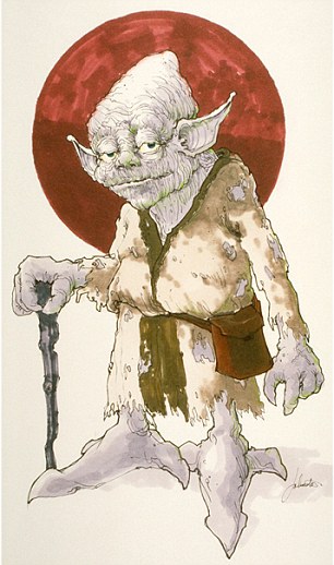 306x518 how star wars could have looked early sketches for the first - Early Drawings