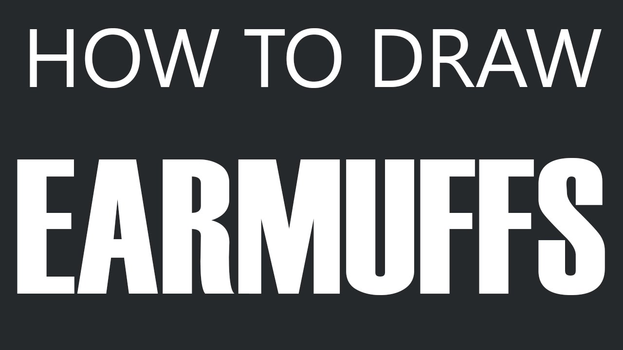 1280x720 how to draw earmuffs - Earmuffs Drawing