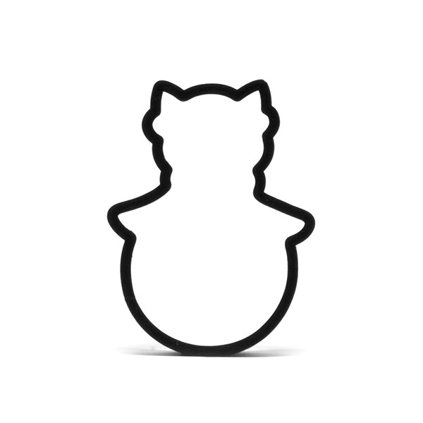 600x600 kitty snowman with earmuffs sugarbombe - Earmuffs Drawing