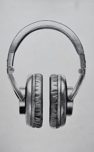 375x605 earphones drawing - Earphones Drawing