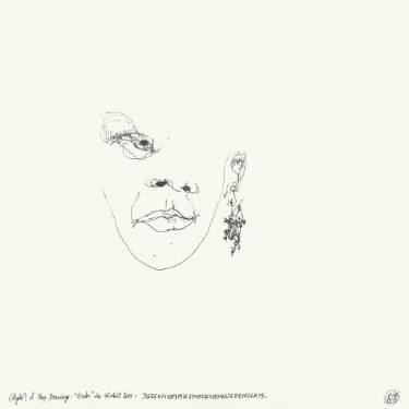 375x375 night nap drawings - Earring Drawing