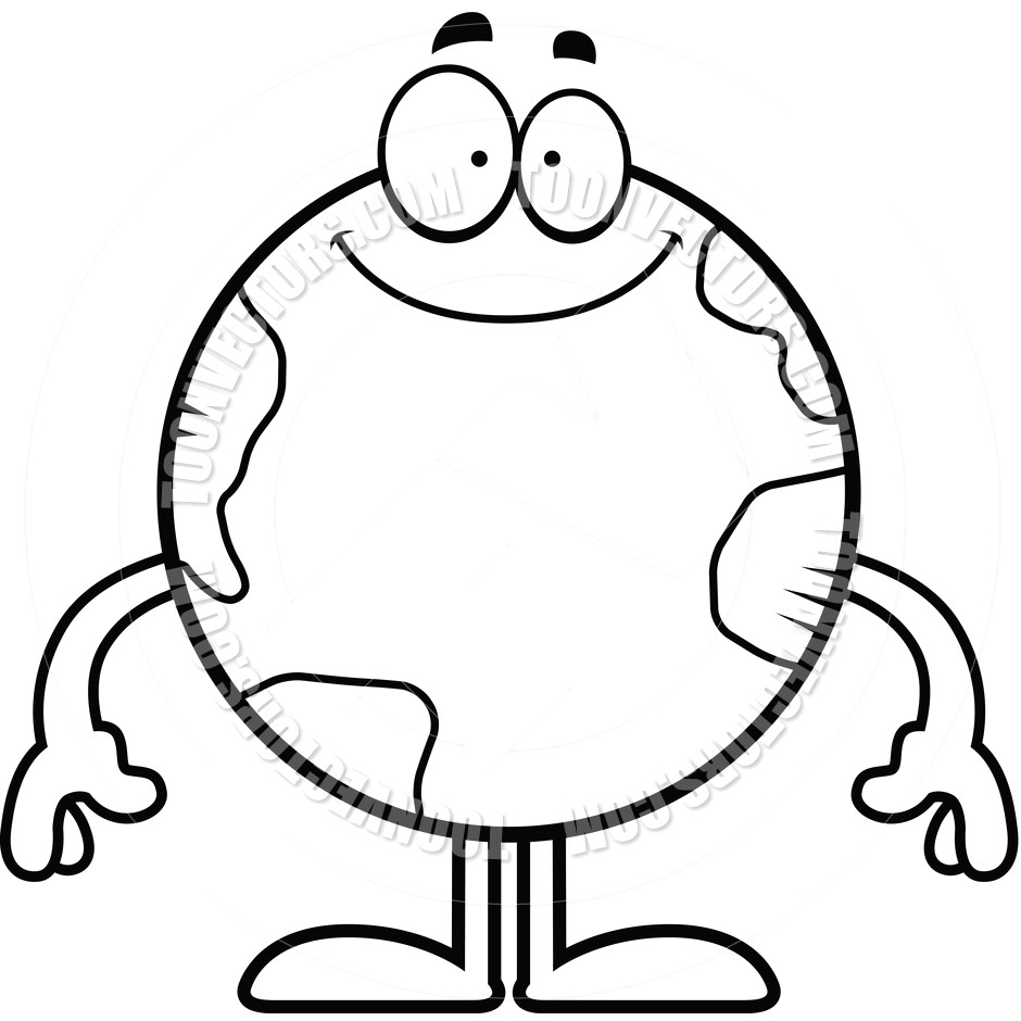 940x940  - Earth Black And White Drawing