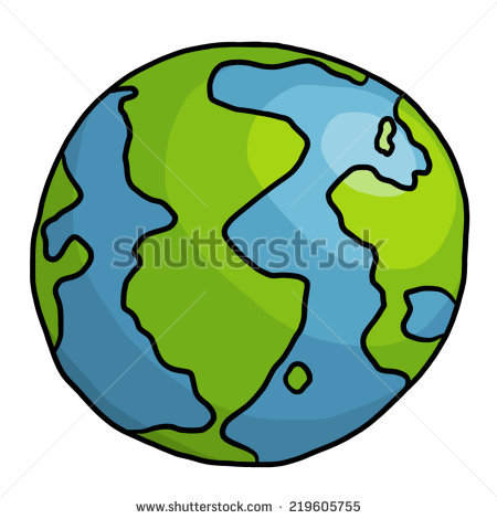 450x470 Earth Cartoon Group With Items - Earth Cartoon Drawing