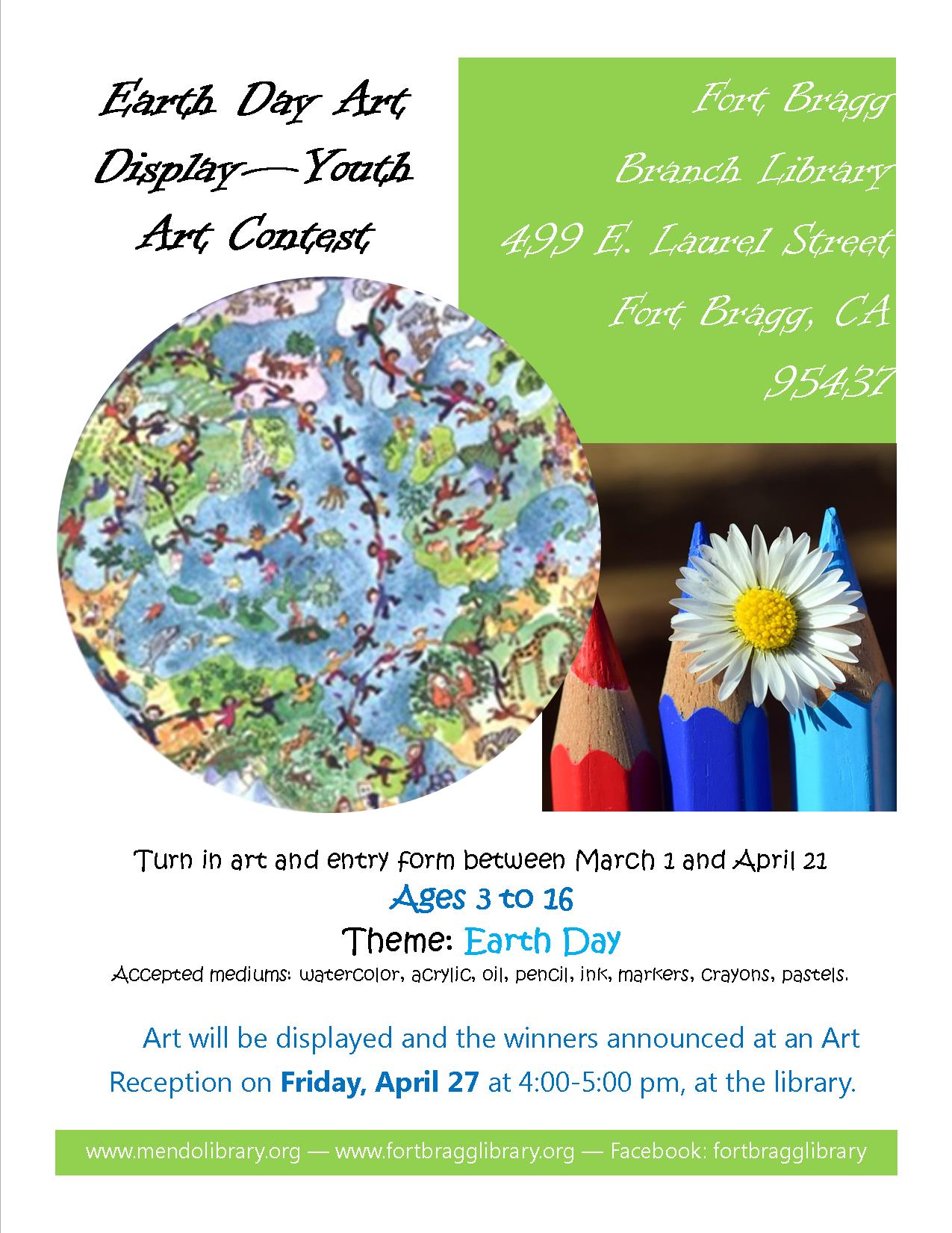 1275x1650 earth day youth art contest - Earth Day Drawing Contest