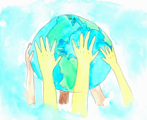 500x406 environmental science center announces earth day art contest - Earth Day Drawing Contest