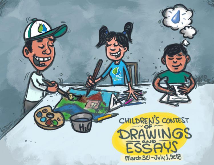 750x579 earth day drawing and essay contest for children - Earth Day Drawing Images
