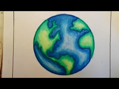 480x360 how to draw earth save earth drawing for kids - Earth Drawing