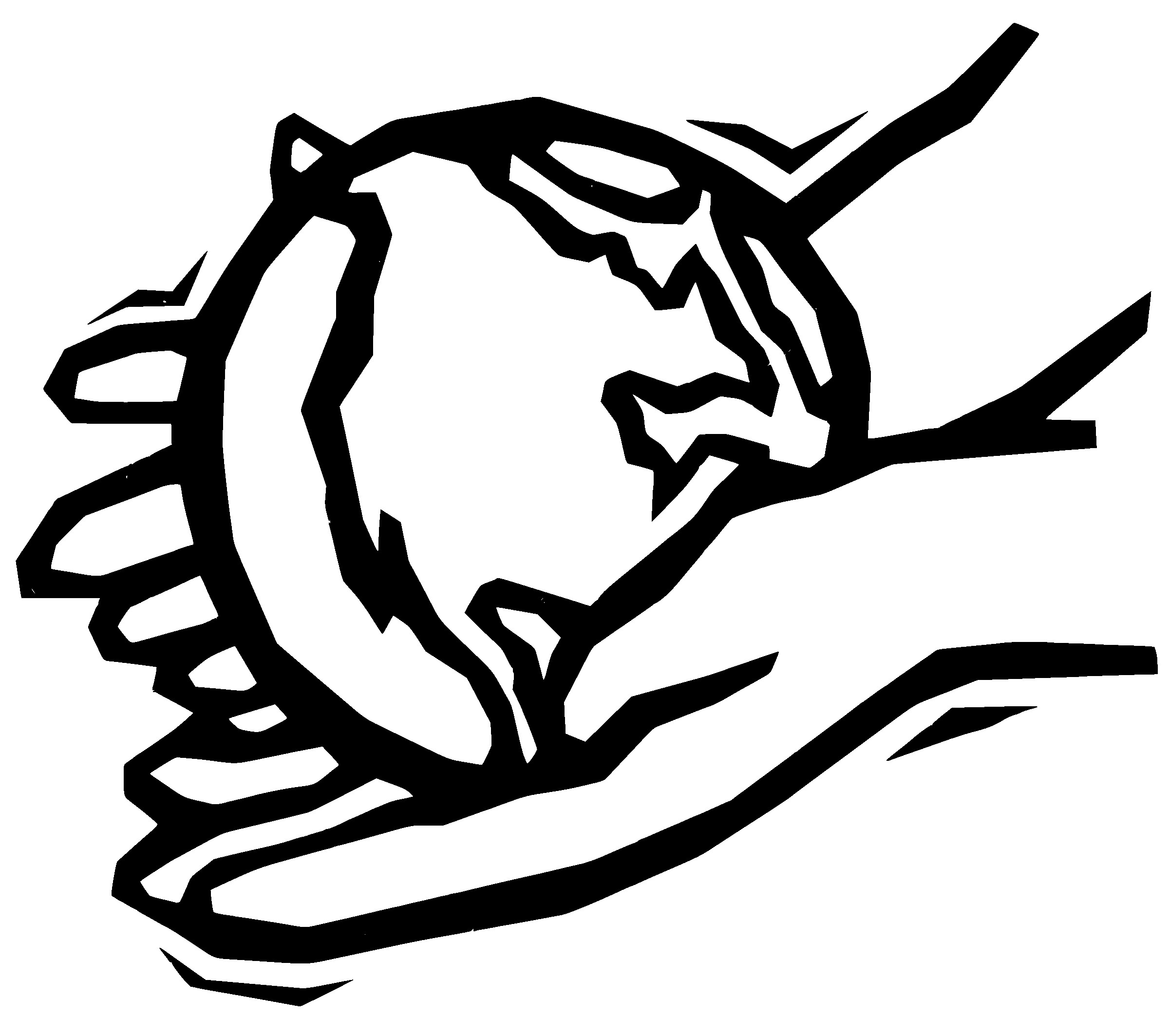 2400x2127 Travel Planet Earth Black White Airplane Clipart - Earth Drawing Black And White