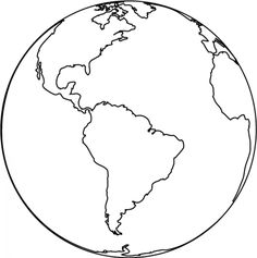 236x237 Globe Clipart Black And White - Earth Drawing Clipart