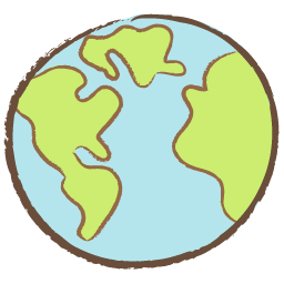 256x256 Collection Of Free Earth Drawing Cute Download On Ui Ex - Earth Drawing Clipart