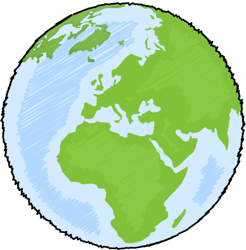 487x494 Drawing Medium Planet Transparent Png Clipart Free Download - Earth Drawing Clipart