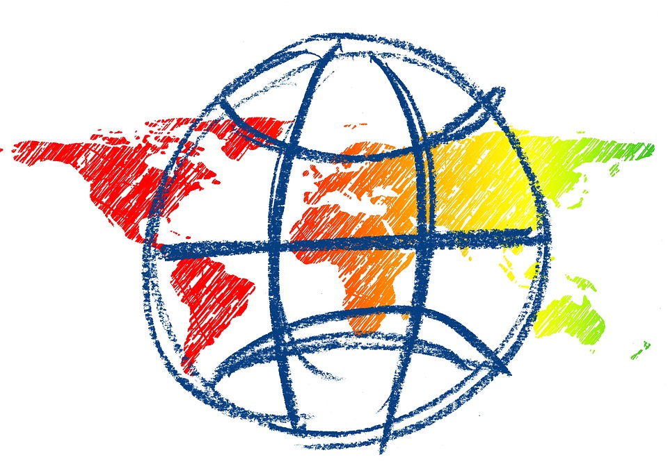 960x678 Free Photo Drawing Sketch Earth World Globe Continents - Earth Globe Drawing