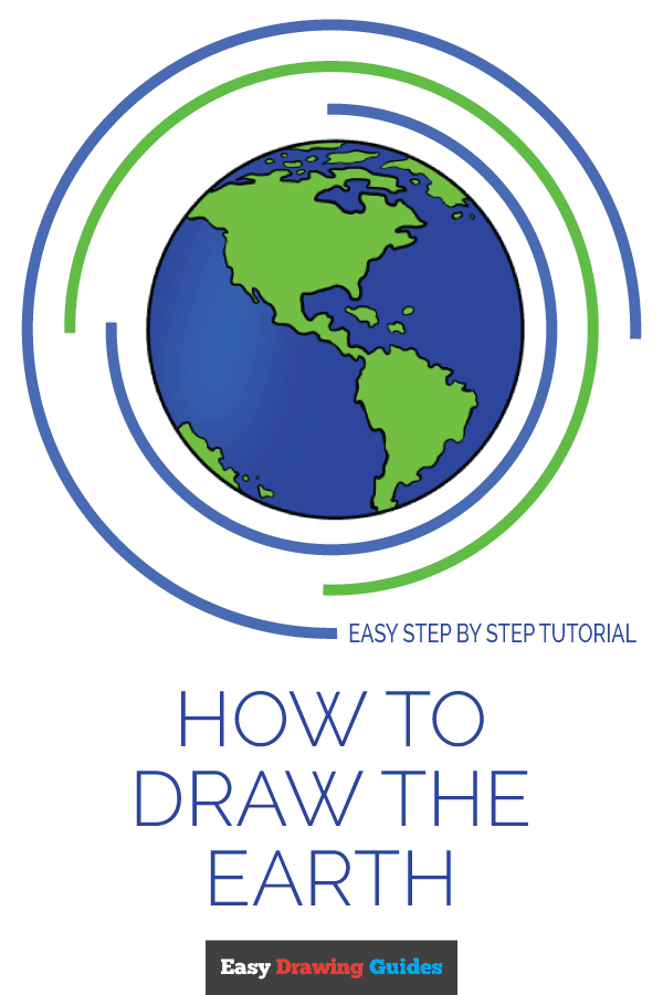 600x900 How To Draw The Earth - Earth Globe Drawing
