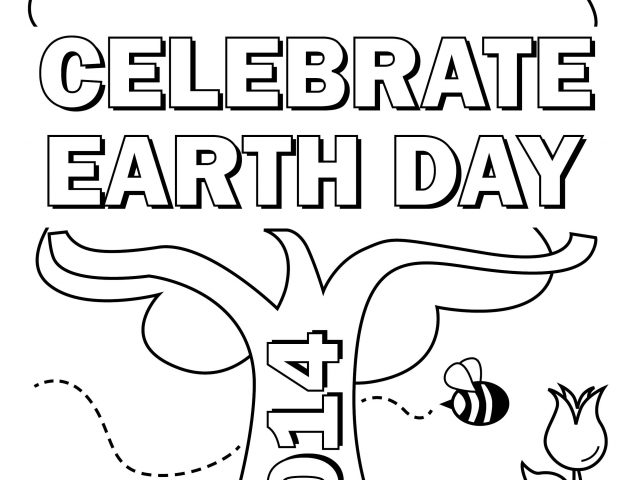 640x480 Earth Day Coloring Pages For Adults With Line Drawing - Earth Line Drawing