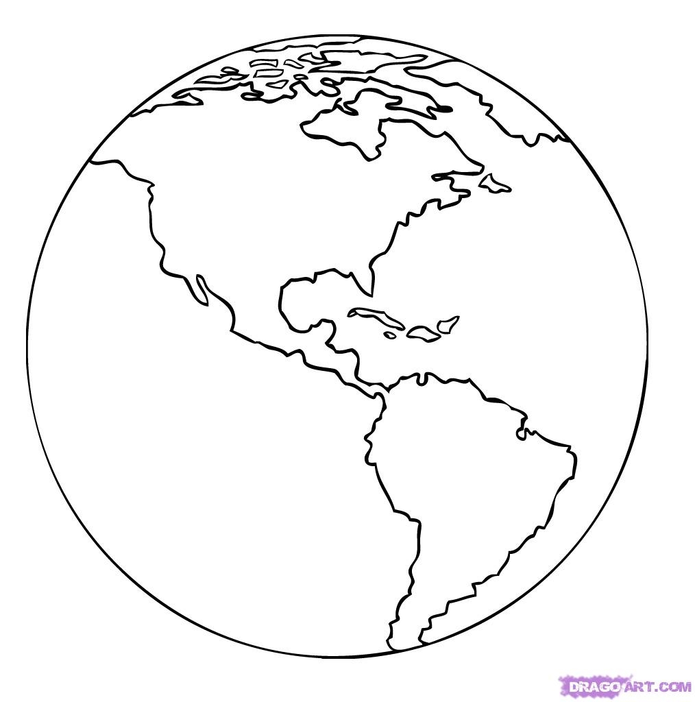 1014x1024 Earth Drawing Png - Earth Line Drawing