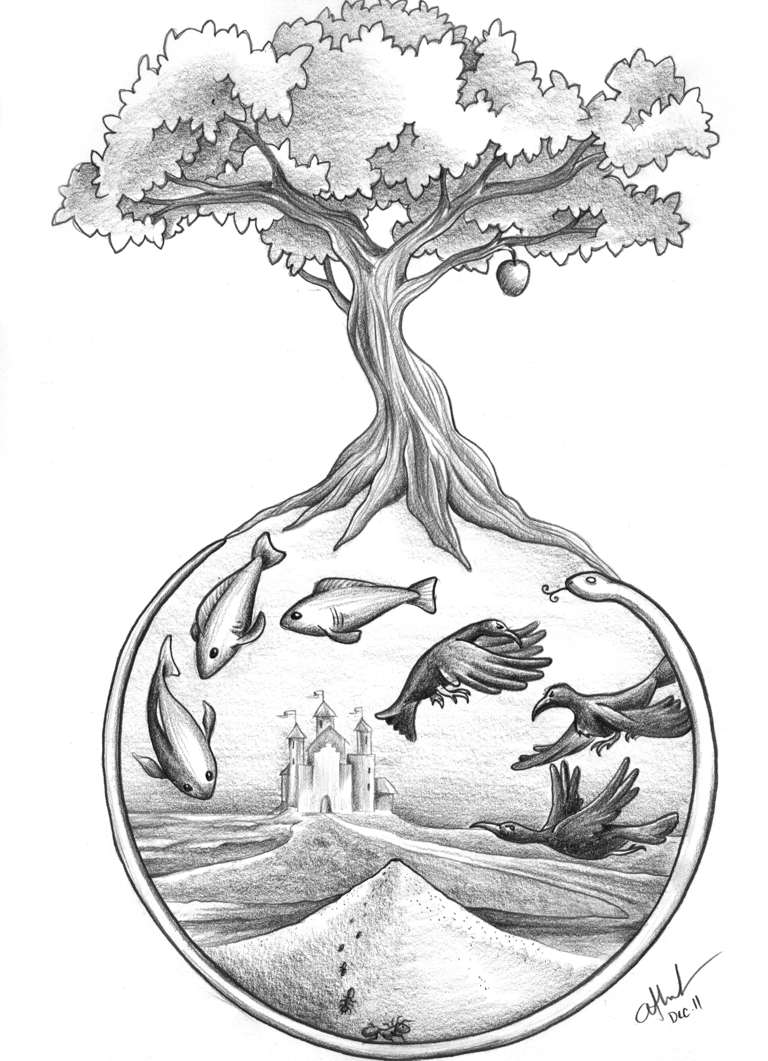  Pencil Cartoon Drawing Earth Drawing 