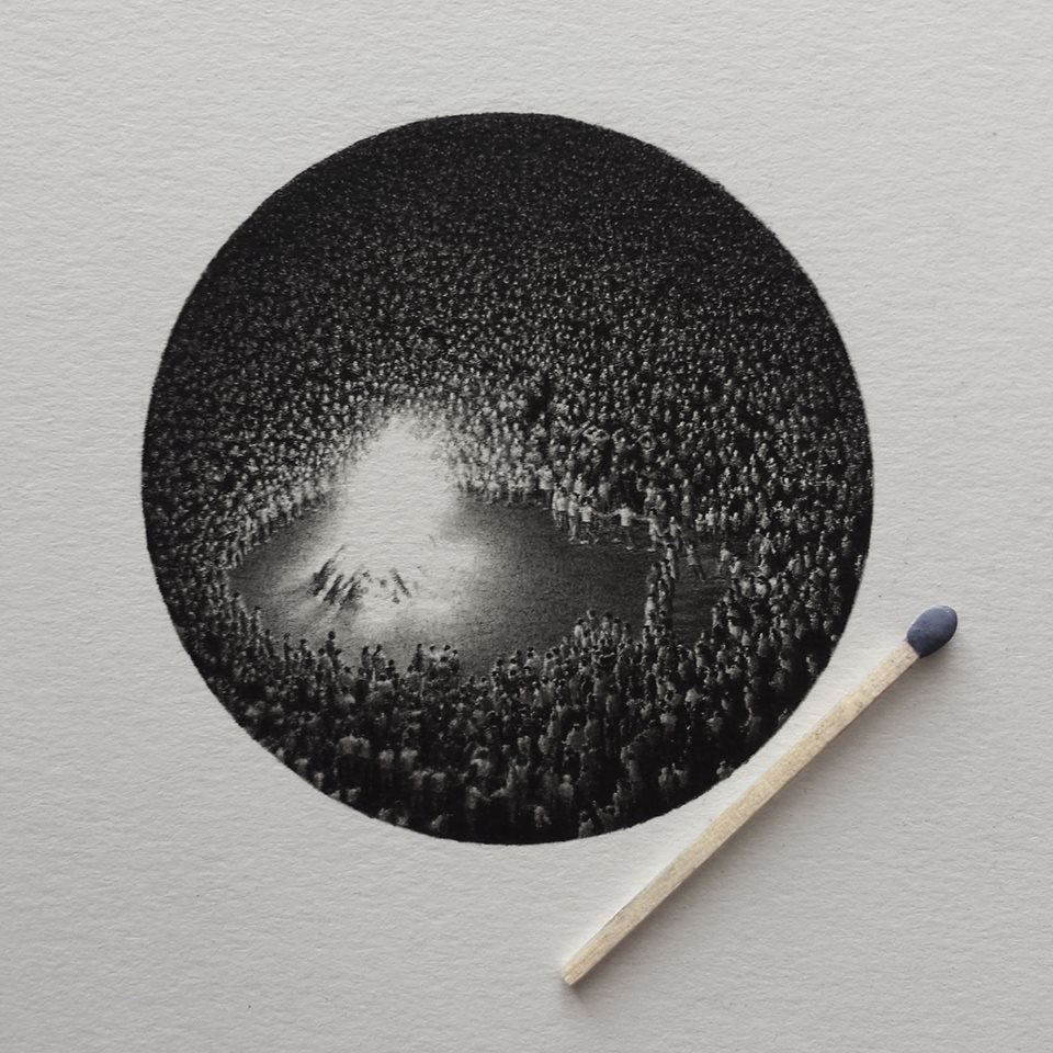 960x960 These Miniature Pencil Drawings Are Basically The Most Glorious - Earth Pencil Drawing