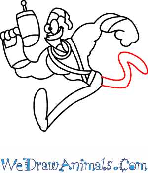 300x350 How To Draw Earthworm Jim - Earthworm Drawing