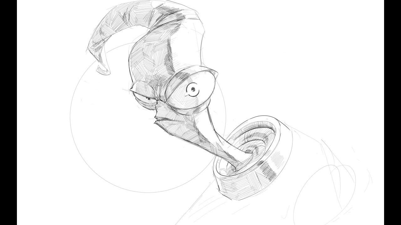 1280x720 Earthworm Jim Sketchbook Pro Surface Pro Time Lapse - Earthworm Jim Drawing