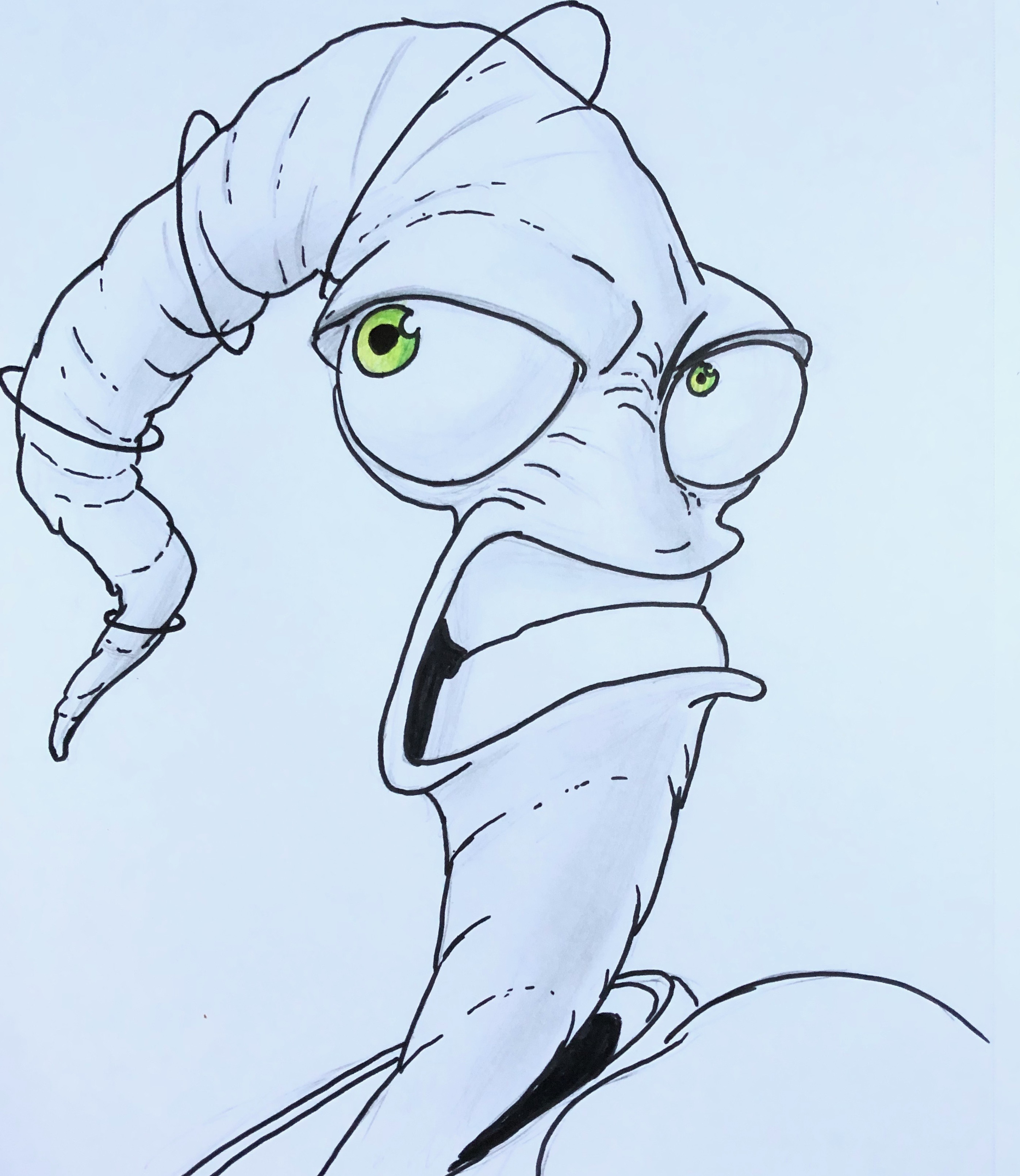 2794x3220 Earthworm Jim - Earthworm Jim Drawing