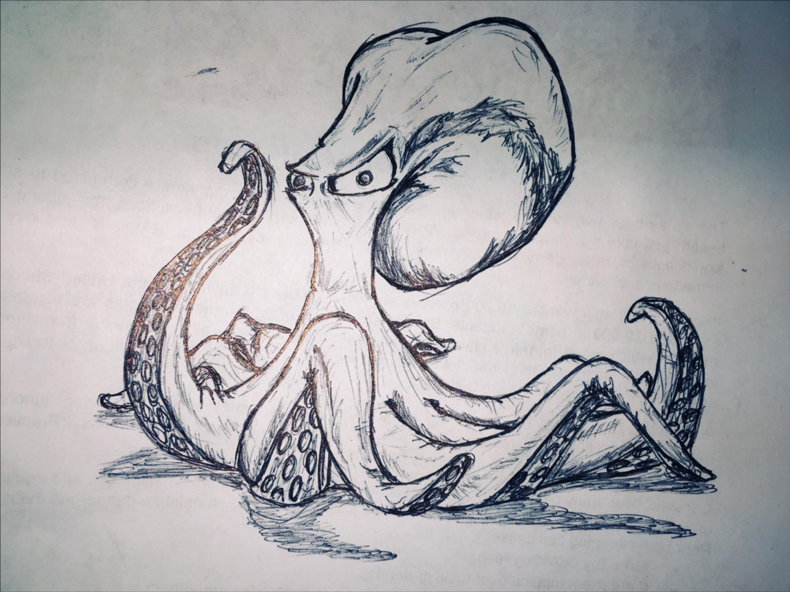 2756x2066 Of An Octopus, I Began To Draw Earthworm Jim And Changed My Mind - Earthworm Jim Drawing