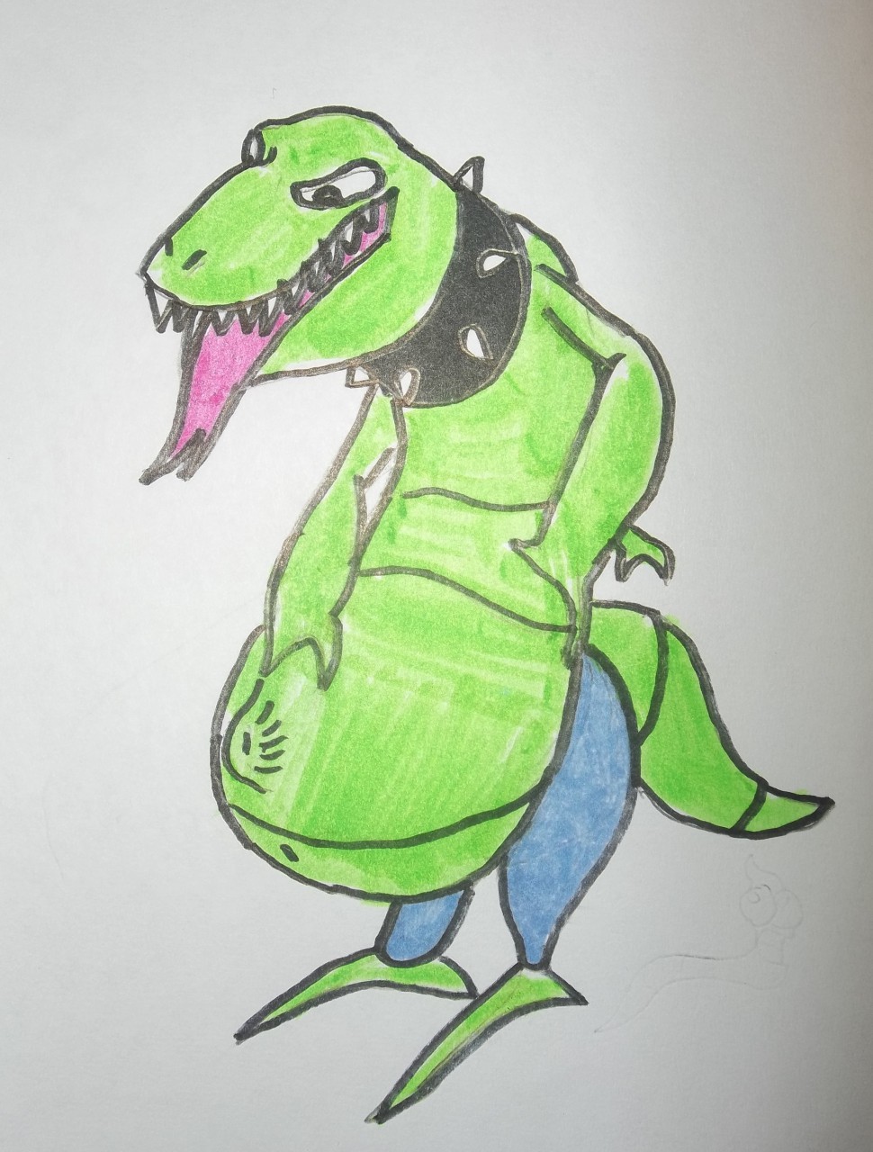 970x1280 Request An Alien Alligator Has Vored Earthworm Jim - Earthworm Jim Drawing