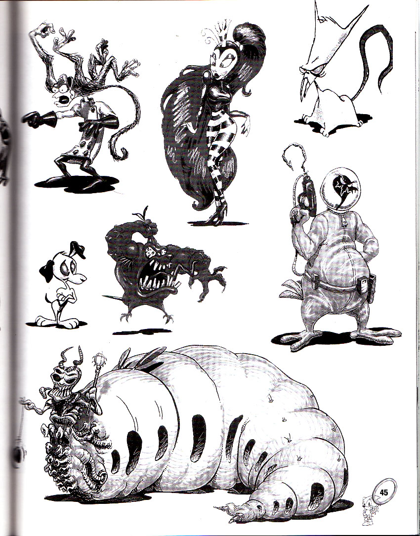 850x1085 The Making Of Earthworm Jim - Earthworm Jim Drawing