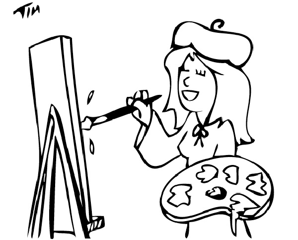 600x483 artist easiest jobs in the world - Easiest Drawing In The World