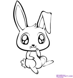 236x250 How To Draw In Cartoon Drawings - Easter Bunny Cartoon Drawing