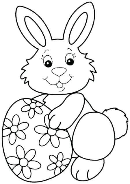 450x635 easter bunny face coloring pages bunny coloring - Easter Bunny Face Drawing
