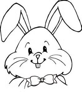 265x300 Big Bunny Face Drs Designs Rubber Stamps And More! Coloring - Easter Bunny Face Drawing
