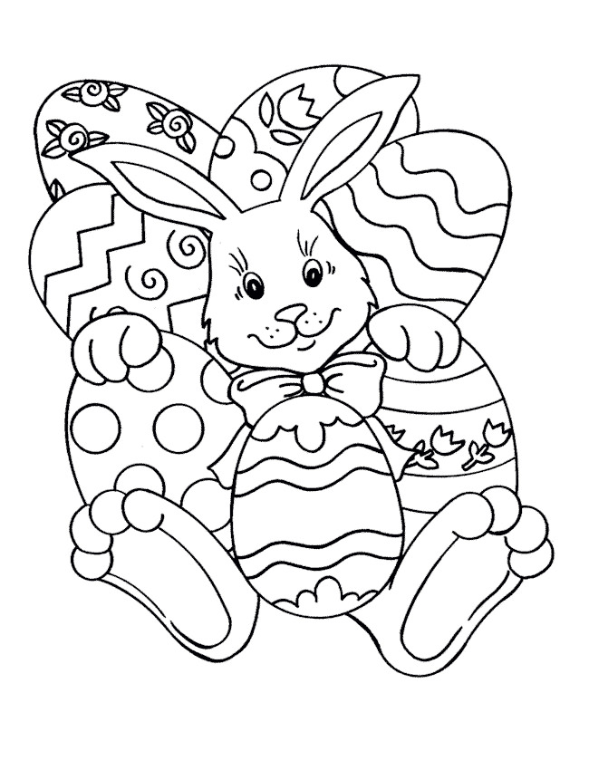 Easter Bunny Line Drawing at Explore collection of