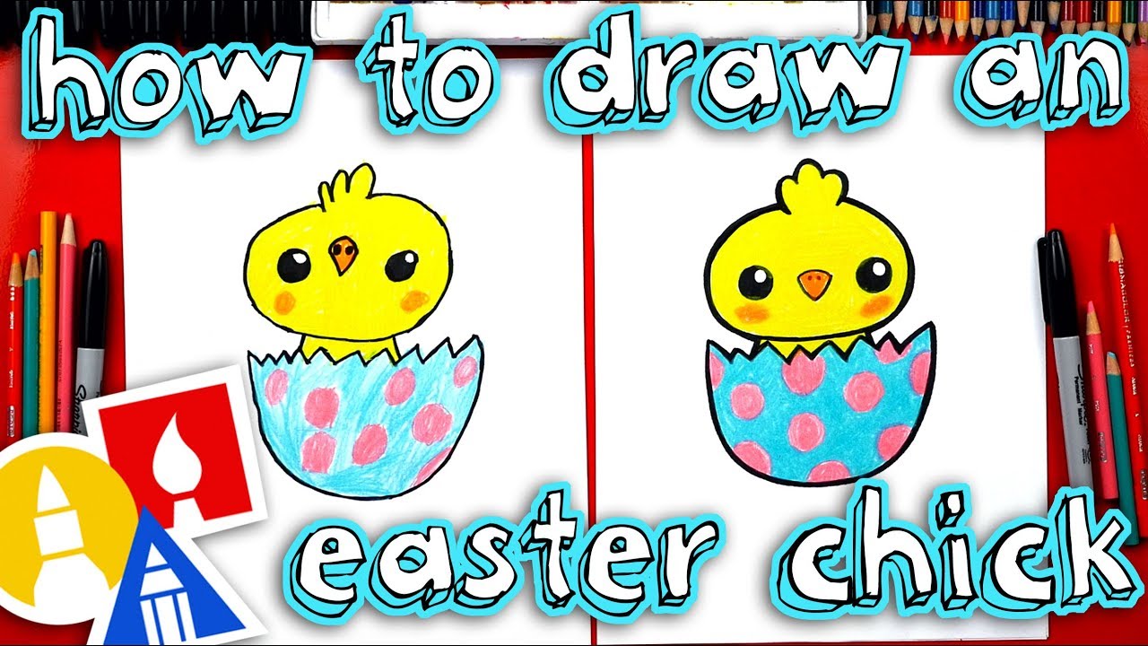1280x720 how to draw an easter chick - Easter Chick Drawing