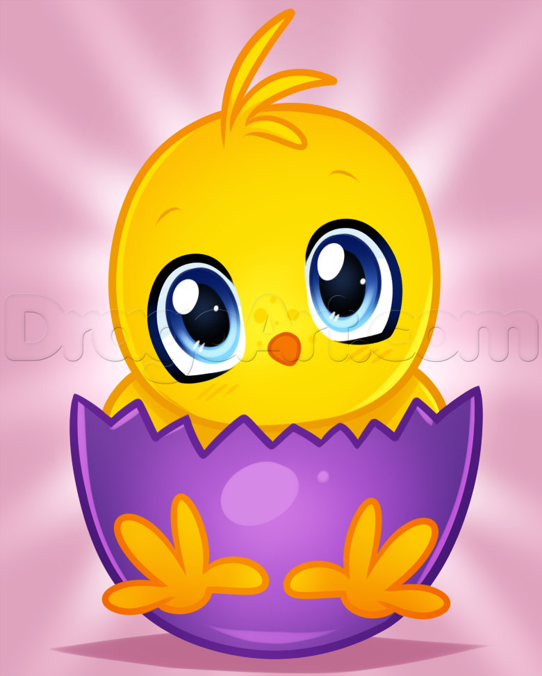 Easter Chick Drawing at Explore collection of