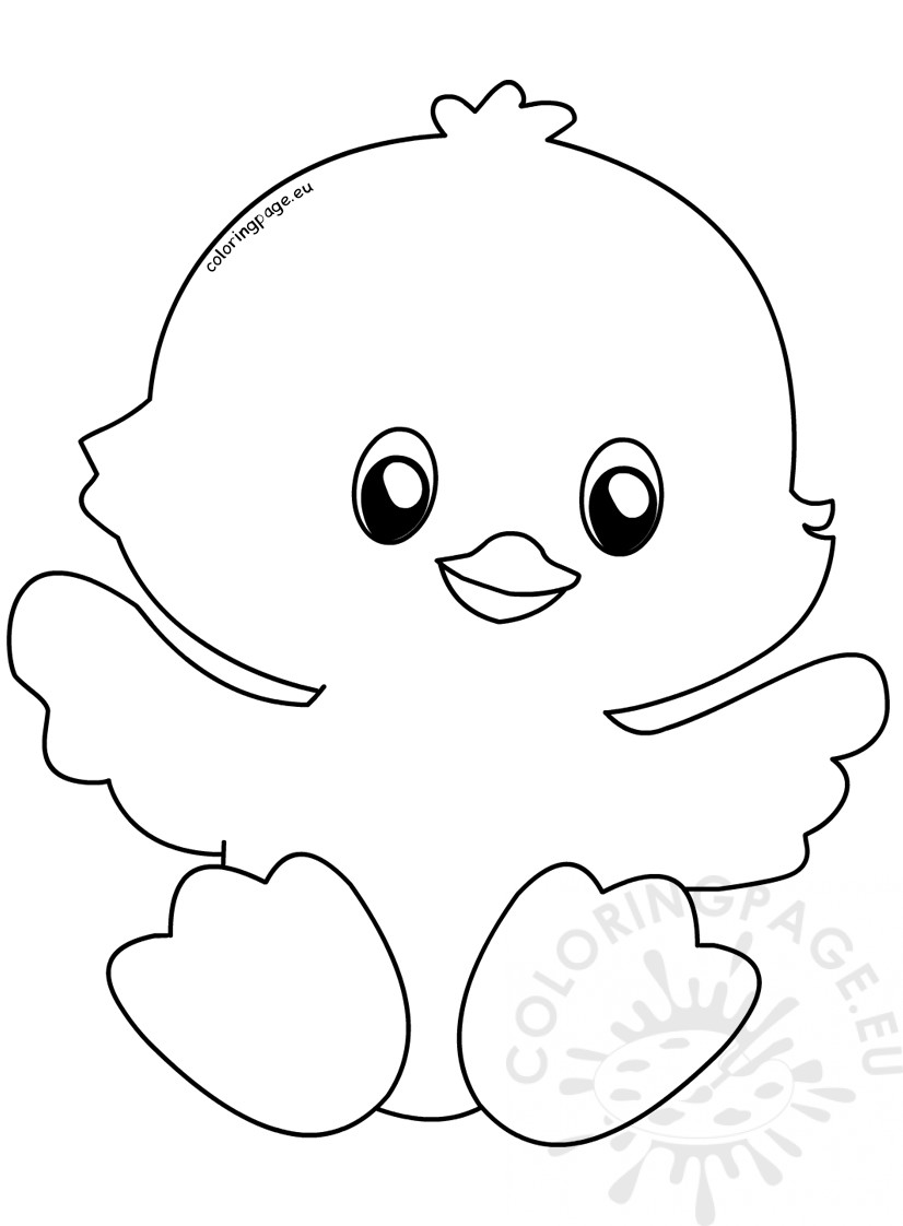 Easter Chick Drawing At PaintingValley Explore Collection Of