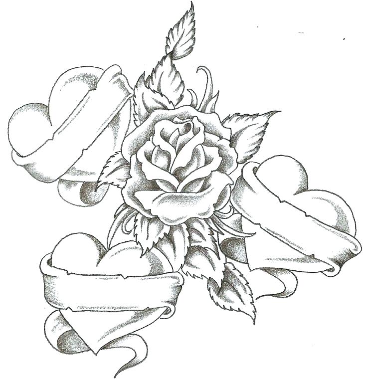 736x764 Coloring Pages Crosses Coloring Pages Of Crosses And Roses - Easter Cross Drawings