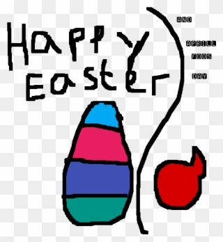 320x348 Happy Easter And Aprill Fools Day - Easter Day Drawing