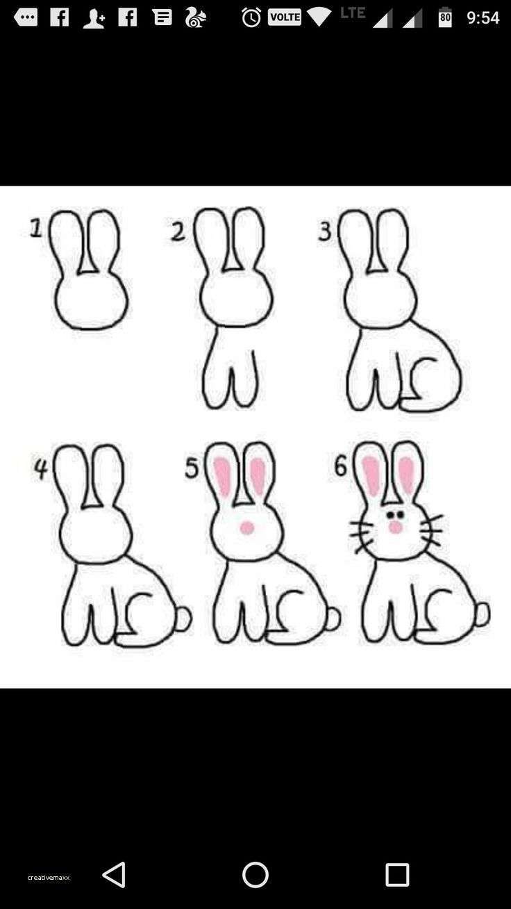 736x1308 Easy Easter Bunny Drawing Unique Best Drawing Activities - Easter Drawing Activities