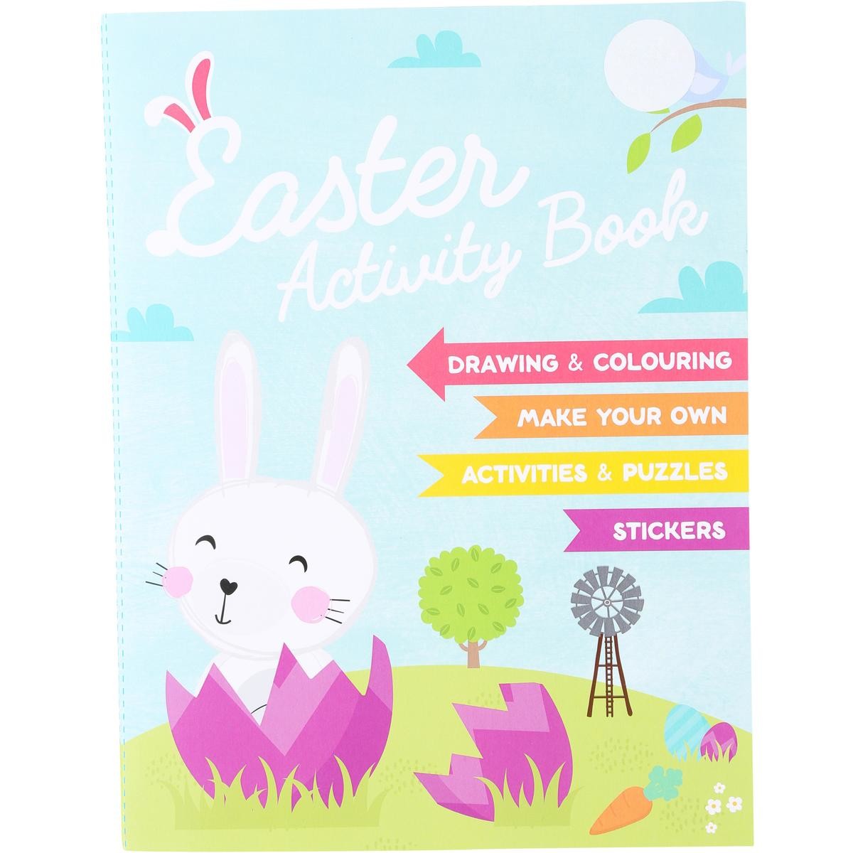 1200x1200 Kids Easter Drawing Colouring Activity Book Big W - Easter Drawing Activities